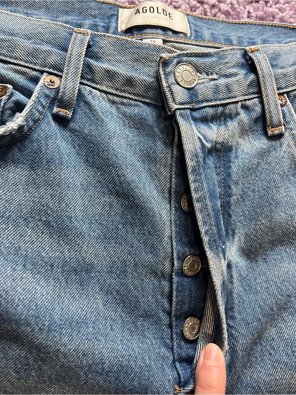 Agolde 90s Crop Jean - Picture 6 of 8